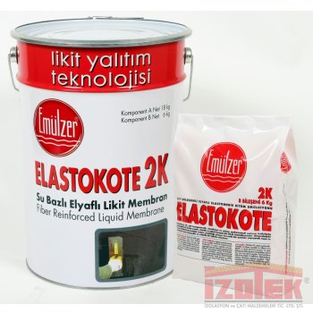 Elastokote 2K Bitüm Kauçuk Esaslı, Çimento Polimer Modifiyeli Likit Membran