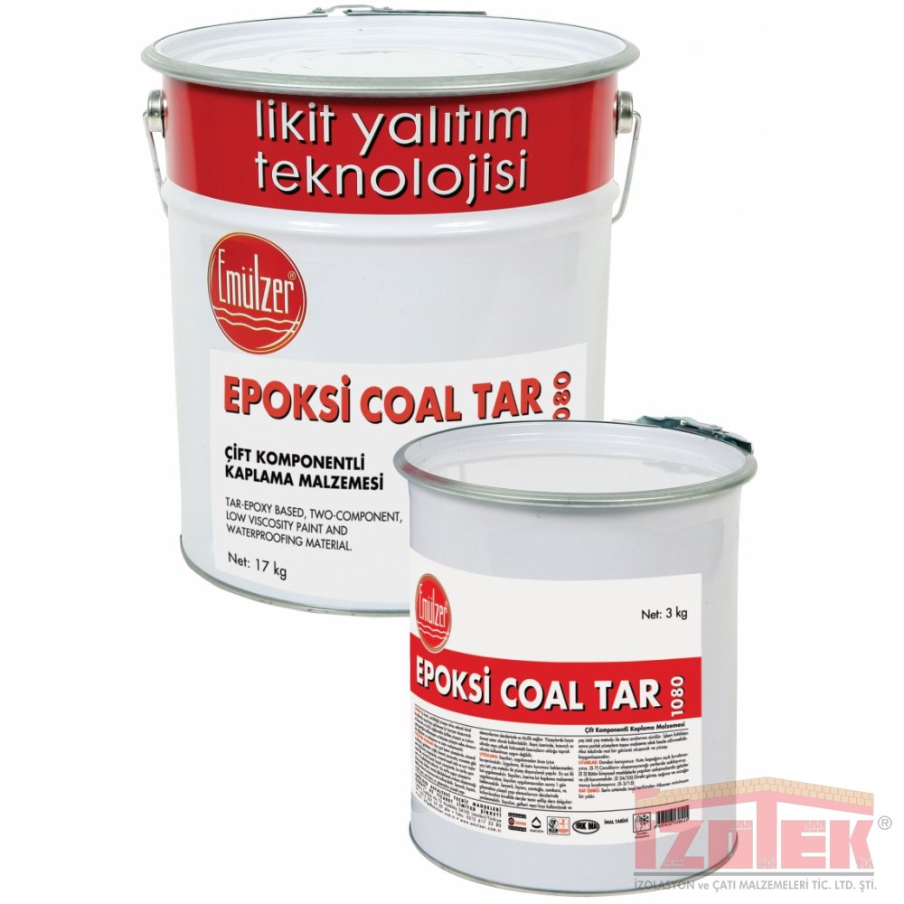 Epoxy Coal Tar 100/10 Katran Esaslı Solventli Epoksi Boya